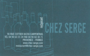 Chez Serge: Great Food in Carpentras